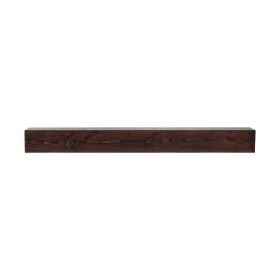 Fireplace Mantel, 60" x 8" x 6", 50 lbs Weight Capacity, Natural Wood Mantel for Over Fireplace, Wall Mounted Floating Farmhouse Shelf
